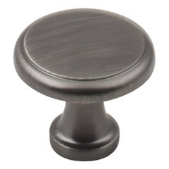 Gatsby Cabinet Knob 1-1/8 inch Diameter Brushed Pewter Gatsby Cabinet Knob 1-1/8 inch Diameter Brushed Pewter