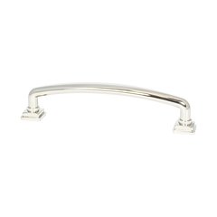 Tailored Traditional Pull 5-1/16" C/C Polished Nickel Tailored Traditional Pull 5-1/16" C/C Polished Nickel