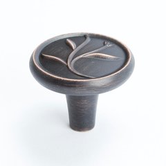 Art Nouveau 1-3/8 Inch Diameter Venetian Bronze Cabinet Knob Art Nouveau 1-3/8 Inch Diameter Venetian Bronze Cabinet Knob
