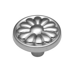 Newport Knob 1-1/4 inch Diameter Satin Silver Cloud Newport Knob 1-1/4 inch Diameter Satin Silver Cloud