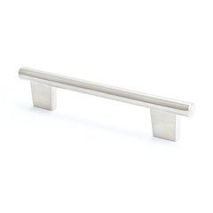Euroline 5-1/16 Inch Center to Center Brushed Nickel Cabinet Pull Euroline 5-1/16 Inch Center to Center Brushed Nickel Cabinet Pull