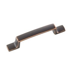 Rotterdam 3 Inch Center to Center Oil Rubbed Bronze Highlighted Cabinet Pull Rotterdam 3 Inch Center to Center Oil Rubbed Bronze Highlighted Cabinet Pull