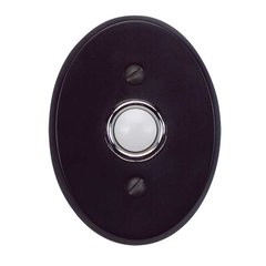 Traditionalist Doorbell Button Black Traditionalist Doorbell Button Black