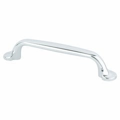 Valencia Polished Chrome Pull 4-15/16 Inches in Length Valencia Polished Chrome Pull 4-15/16 Inches in Length