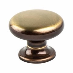 Valencia 1-3/16 Inch Diameter Brushed Bronze Cabinet Knob Valencia 1-3/16 Inch Diameter Brushed Bronze Cabinet Knob