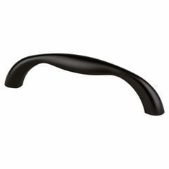 Valencia 3-3/4 Inch Center to Center Dull Black Cabinet Pull Valencia 3-3/4 Inch Center to Center Dull Black Cabinet Pull
