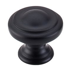 Nouveau III 1-1/8 Inch Diameter Flat Black Cabinet Knob Nouveau III 1-1/8 Inch Diameter Flat Black Cabinet Knob