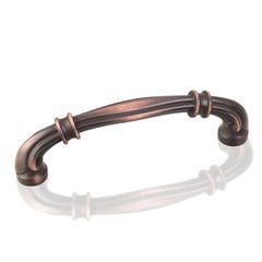 Lafayette 3-3/4 Inch Center to Center Dark Brushed Antique Copper Cabinet Pull Lafayette 3-3/4 Inch Center to Center Dark Brushed Antique Copper Cabinet Pull