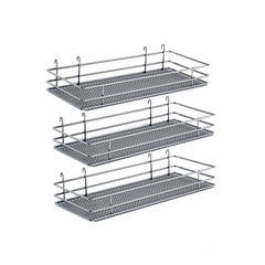 DSA Three Basket Set 9 inch Wide - Chrome DSA Three Basket Set 9 inch Wide - Chrome