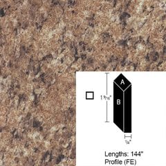 Wilsonart Bevel Edge - Milano Amber-12Ft Wilsonart Bevel Edge - Milano Amber-12Ft