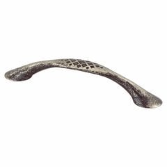 Overture 5-1/16 Inch Center to Center Rustic Nickel Cabinet Pull Overture 5-1/16 Inch Center to Center Rustic Nickel Cabinet Pull