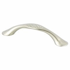 Overture 3-3/4 Inch Center to Center Brushed Nickel Cabinet Pull Overture 3-3/4 Inch Center to Center Brushed Nickel Cabinet Pull
