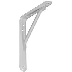 EnduraBrace 1.125"W x 6"D x 8"H Countertop Bracket - Steel Matte White EnduraBrace 1.125"W x 6"D x 8"H Countertop Bracket - Steel Matte White