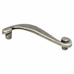 Sonata 3-3/4 Inch Center to Center Rustic Nickel Cabinet Pull Sonata 3-3/4 Inch Center to Center Rustic Nickel Cabinet Pull
