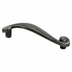 Sonata 3-3/4 Inch Center to Center Rustic Black Nickel Cabinet Pull Sonata 3-3/4 Inch Center to Center Rustic Black Nickel Cabinet Pull