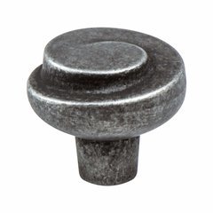 Sonata 1-3/16 Inch Diameter Rustic Iron Cabinet Knob Sonata 1-3/16 Inch Diameter Rustic Iron Cabinet Knob
