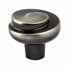 Sonata 1-3/16 Inch Diameter Rustic Black Nickel Cabinet Knob Sonata 1-3/16 Inch Diameter Rustic Black Nickel Cabinet Knob
