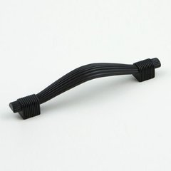 Opus 5-1/16 Inch Center to Center Rubbed Bronze Cabinet Pull Opus 5-1/16 Inch Center to Center Rubbed Bronze Cabinet Pull