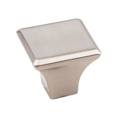 Marlo Knob 7/8 inch Long Satin Nickel Marlo Knob 7/8 inch Long Satin Nickel