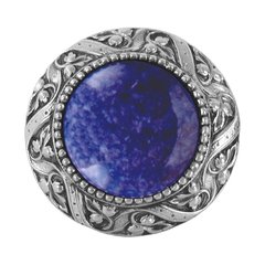 Jewel 1-5/16 Inch Diameter Antique Pewter Cabinet Knob Jewel 1-5/16 Inch Diameter Antique Pewter Cabinet Knob