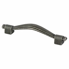 Opus 3-3/4 Inch Center to Center Rustic Tin Cabinet Pull Opus 3-3/4 Inch Center to Center Rustic Tin Cabinet Pull