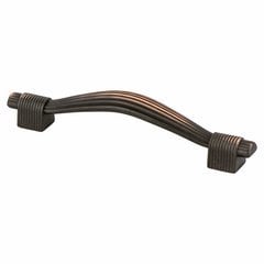 Opus 3-3/4 Inch Center to Center Venetian Bronze Cabinet Pull Opus 3-3/4 Inch Center to Center Venetian Bronze Cabinet Pull