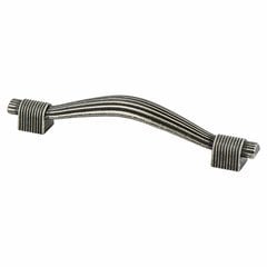 Opus 5-1/16 Inch Center to Center Rustic Tin Cabinet Pull Opus 5-1/16 Inch Center to Center Rustic Tin Cabinet Pull