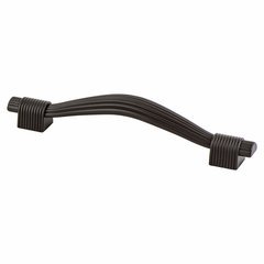 Opus 5-1/16 Inch Center to Center Rubbed Bronze Cabinet Pull Opus 5-1/16 Inch Center to Center Rubbed Bronze Cabinet Pull