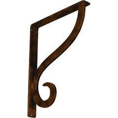 Ashford 1.5"W x 12"D x 15"H Countertop Bracket - Iron/Steel Antiqued Bronze Ashford 1.5"W x 12"D x 15"H Countertop Bracket - Iron/Steel Antiqued Bronze