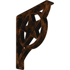 Austin 2"W x 10"D x 12"H Countertop Bracket - Iron/Steel Antiqued Bronze Austin 2"W x 10"D x 12"H Countertop Bracket - Iron/Steel Antiqued Bronze