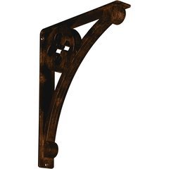 Crawley 2"W x 12"D x 15"H Countertop Bracket - Iron/Steel Antiqued Bronze Crawley 2"W x 12"D x 15"H Countertop Bracket - Iron/Steel Antiqued Bronze
