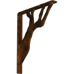 Damon 1.5"W x 12"D x 15"H Countertop Bracket - Iron/Steel Antiqued Bronze Damon 1.5"W x 12"D x 15"H Countertop Bracket - Iron/Steel Antiqued Bronze