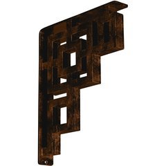 Eris 2"W x 12"D x 15"H Countertop Bracket - Iron/Steel Antiqued Bronze Eris 2"W x 12"D x 15"H Countertop Bracket - Iron/Steel Antiqued Bronze