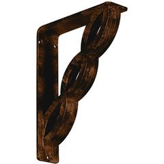 Loera 2"W x 7.5"D x 10"H Countertop Bracket - Iron/Steel Antiqued Bronze Loera 2"W x 7.5"D x 10"H Countertop Bracket - Iron/Steel Antiqued Bronze
