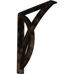 Miller 2"W x 12"D x 15"H Countertop Bracket - Iron/Steel Antiqued Bronze Miller 2"W x 12"D x 15"H Countertop Bracket - Iron/Steel Antiqued Bronze