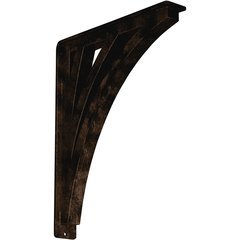 Nevio 2"W x 12"D x 15"H Countertop Bracket - Iron/Steel Antiqued Bronze Nevio 2"W x 12"D x 15"H Countertop Bracket - Iron/Steel Antiqued Bronze
