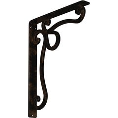 Orleans 1.5"W x 12"D x 15"H Countertop Bracket - Iron/Steel Antiqued Bronze Orleans 1.5"W x 12"D x 15"H Countertop Bracket - Iron/Steel Antiqued Bronze