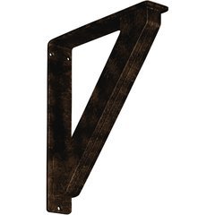 Traditional 2"W x 10"D x 12"H Countertop Bracket - Iron/Steel Antiqued Bronze Traditional 2"W x 10"D x 12"H Countertop Bracket - Iron/Steel Antiqued Bronze