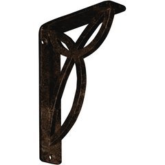 Versailles 1.5"W x 5.5"D x 8"H Countertop Bracket - Iron/Steel Antiqued Bronze Versailles 1.5"W x 5.5"D x 8"H Countertop Bracket - Iron/Steel Antiqued Bronze