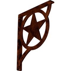 Austin 1.5"W x 12"D x 15"H Countertop Bracket - Iron/Steel Antiqued Copper Austin 1.5"W x 12"D x 15"H Countertop Bracket - Iron/Steel Antiqued Copper
