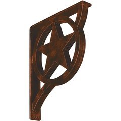 Austin 2"W x 12"D x 15"H Countertop Bracket - Iron/Steel Antiqued Copper Austin 2"W x 12"D x 15"H Countertop Bracket - Iron/Steel Antiqued Copper
