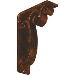 Avery 2"W x 5.5"D x 8"H Countertop Bracket - Iron/Steel Antiqued Copper Avery 2"W x 5.5"D x 8"H Countertop Bracket - Iron/Steel Antiqued Copper