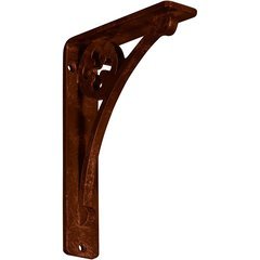 Crawley 1.5"W x 5.5"D x 8"H Countertop Bracket - Iron/Steel Antiqued Copper Crawley 1.5"W x 5.5"D x 8"H Countertop Bracket - Iron/Steel Antiqued Copper
