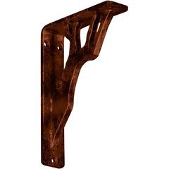Damon 1.5"W x 5.5"D x 8"H Countertop Bracket - Iron/Steel Antiqued Copper Damon 1.5"W x 5.5"D x 8"H Countertop Bracket - Iron/Steel Antiqued Copper
