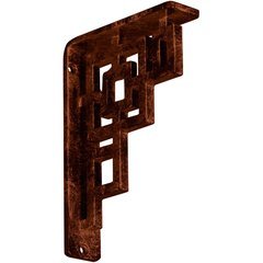 Eris 1.5"W x 5.5"D x 8"H Countertop Bracket - Iron/Steel Antiqued Copper Eris 1.5"W x 5.5"D x 8"H Countertop Bracket - Iron/Steel Antiqued Copper