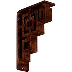 Eris 2"W x 5.5"D x 8"H Countertop Bracket - Iron/Steel Antiqued Copper Eris 2"W x 5.5"D x 8"H Countertop Bracket - Iron/Steel Antiqued Copper