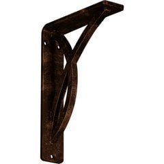 Miller 1.5"W x 5.5"D x 8"H Countertop Bracket - Iron/Steel Antiqued Copper Miller 1.5"W x 5.5"D x 8"H Countertop Bracket - Iron/Steel Antiqued Copper