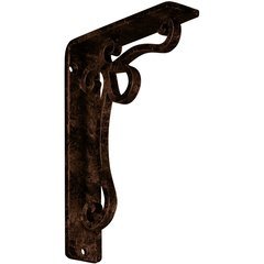 Orleans 1.5"W x 5.5"D x 8"H Countertop Bracket - Iron/Steel Antiqued Copper Orleans 1.5"W x 5.5"D x 8"H Countertop Bracket - Iron/Steel Antiqued Copper