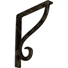 Ashford 1.5"W x 10"D x 12"H Countertop Bracket - Iron/Steel Antiqued Pale Gold Ashford 1.5"W x 10"D x 12"H Countertop Bracket - Iron/Steel Antiqued Pale Gold