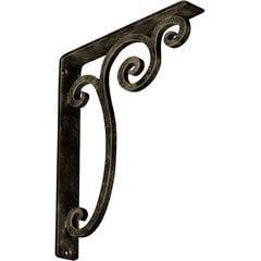 Avery 1.5"W x 10"D x 12"H Countertop Bracket - Iron/Steel Antiqued Pale Gold Avery 1.5"W x 10"D x 12"H Countertop Bracket - Iron/Steel Antiqued Pale Gold